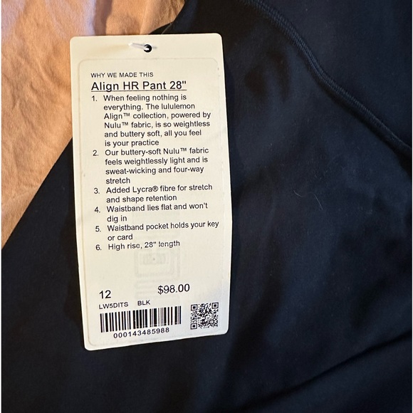 Lululemon Align HR Pant 28” - Picture 1 of 2
